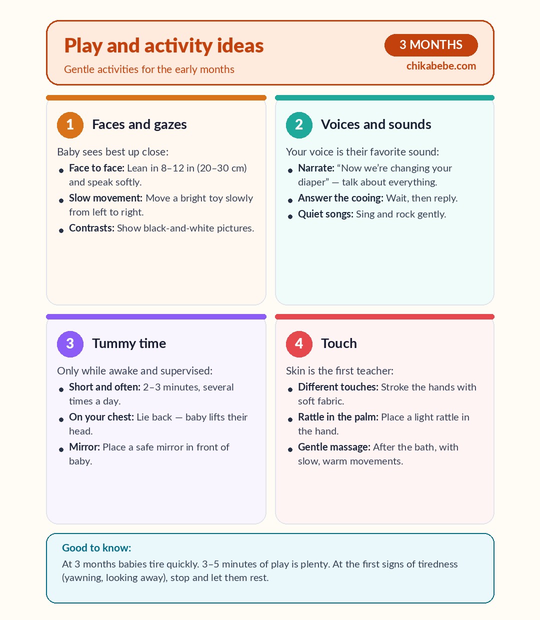 Play and activity ideas — 3 months